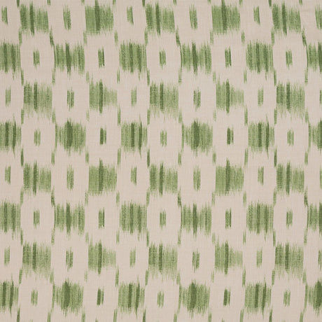 LEE JOFA BFC-3702.3.0 IKAT CHECK GREEN Fabric - Eade's Wallpaper