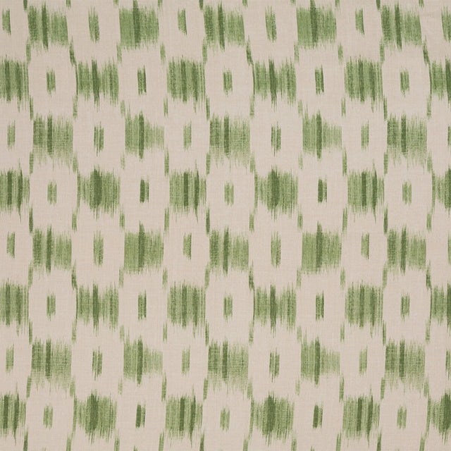 LEE JOFA BFC-3702.3.0 IKAT CHECK GREEN Fabric - Eade's Wallpaper