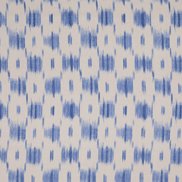 LEE JOFA BFC-3702.505.0 IKAT CHECK BLUE Fabric - Eade's Wallpaper