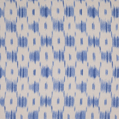 LEE JOFA BFC-3702.505.0 IKAT CHECK BLUE Fabric - Eade's Wallpaper