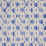 LEE JOFA BFC-3702.505.0 IKAT CHECK BLUE Fabric - Eade's Wallpaper