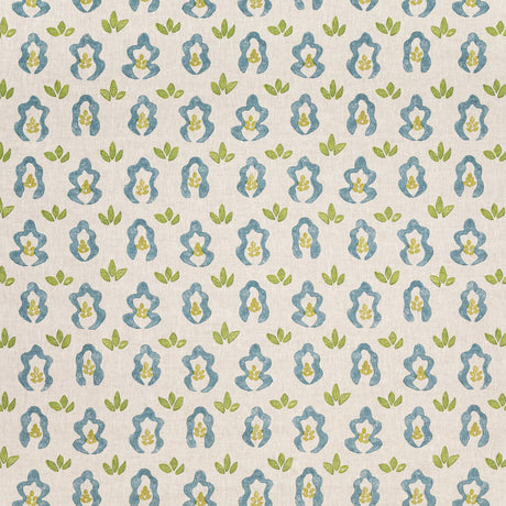 LEE JOFA BFC-3708.353.0 SPRINGFIELD AQUAMARINE Fabric - Eade's Wallpaper