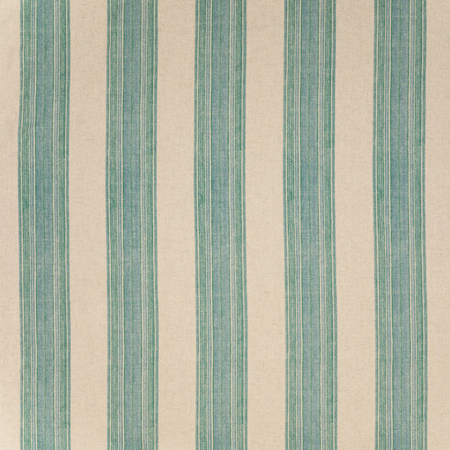 LEE JOFA BFC-3709.13.0 MIFFLIN STRIPE AQUAMARINE Fabric - Eade's Wallpaper