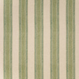 LEE JOFA BFC-3709.3.0 MIFFLIN STRIPE GREEN Fabric - Eade's Wallpaper