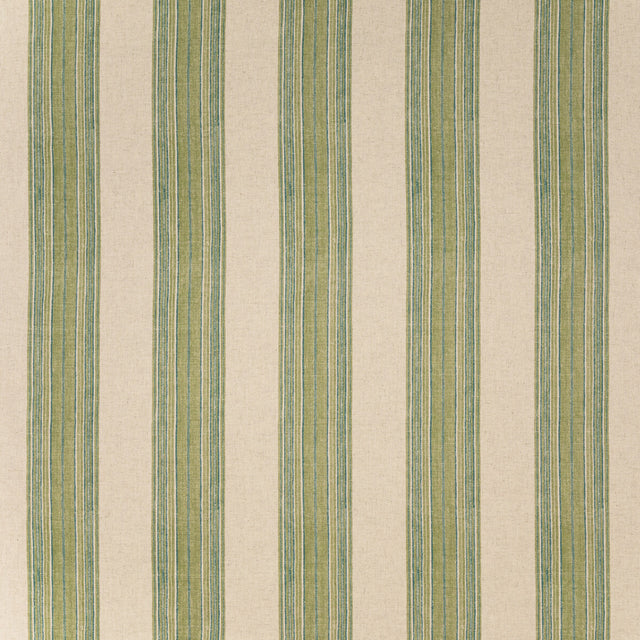 LEE JOFA BFC-3709.3.0 MIFFLIN STRIPE GREEN Fabric - Eade's Wallpaper
