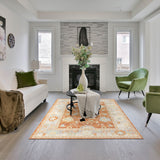 Amer Rugs BHM-4 Bohemian Classic Bordered /Beige Area Rug