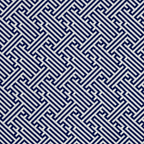 STOUT BITT-1 BITTEROOT 1 INDIGO Fabric - Eades Wallpaper & Fabric