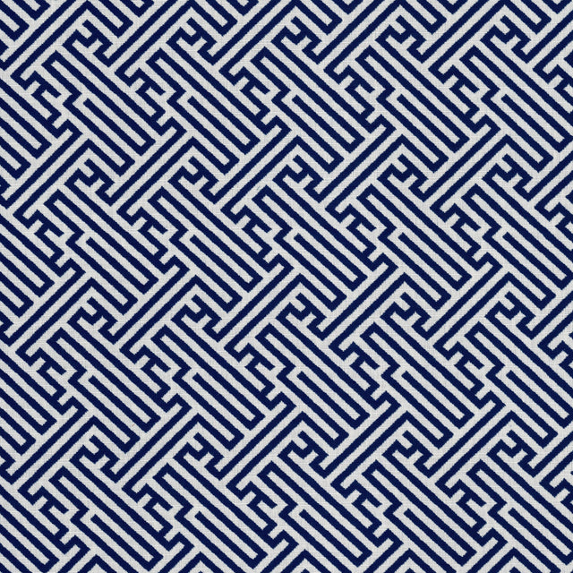STOUT BITT-1 BITTEROOT 1 INDIGO Fabric - Eades Wallpaper & Fabric