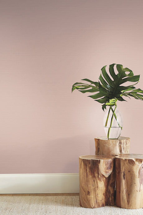 York BL1823 Makasa Sisal Blush Wallpaper