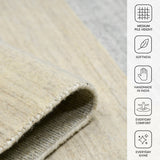 Amer Rugs BLN-4 Blend Farmhouse Striped Area Rug