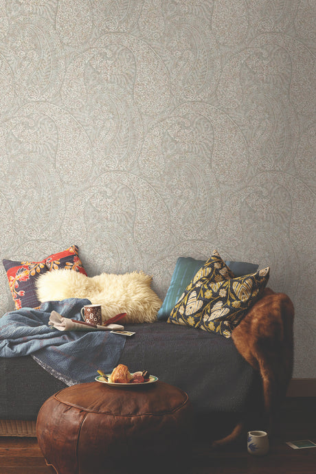 York BO6653 Kashmir Dreams Paisley Pink Wallpaper