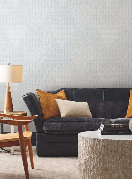 York BO6671 Modern Chandelier Light Blue Wallpaper