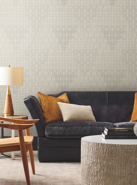 York BO6672 Modern Chandelier Cream Wallpaper