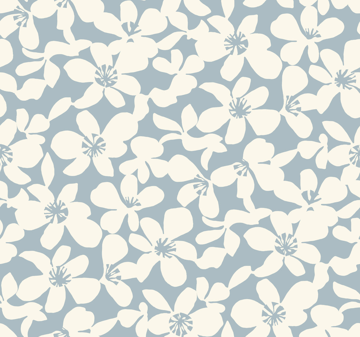 York BO6684 Free Spirit Blue Wallpaper