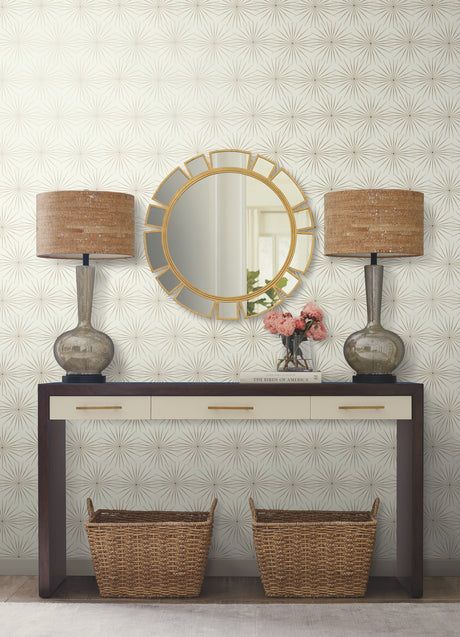 York BO6692 Starlight White & Silver Wallpaper