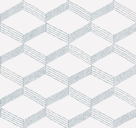 Antonina Vella BO6723 Palisades Paperweave Smokey Blue Wallpaper - Eade's Wallpaper