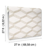 Antonina Vella BO6724 Palisades Paperweave Taupe Wallpaper - Eade's Wallpaper