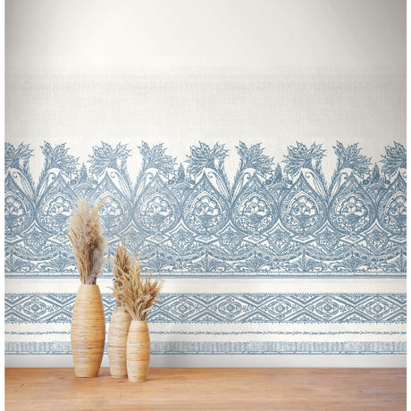York BO6741M Henna Blue Wall Mural