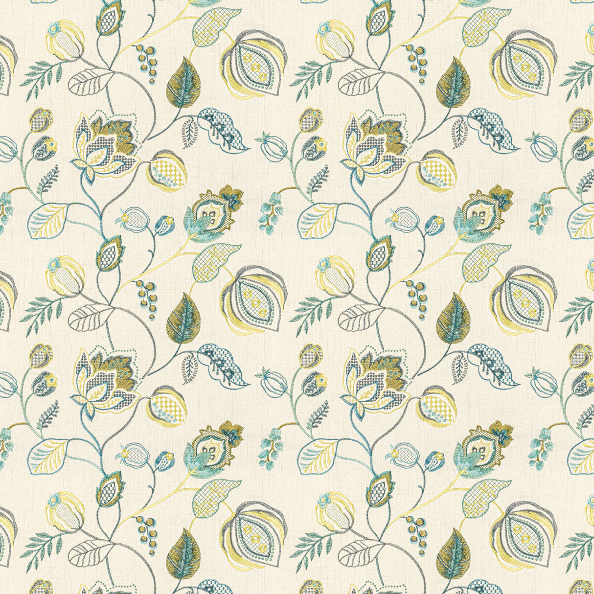STOUT BOAR-1 BOARDWALK 1 SEAGLASS Fabric - Eades Wallpaper & Fabric