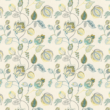STOUT BOAR-1 BOARDWALK 1 SEAGLASS Fabric - Eades Wallpaper & Fabric