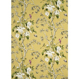 G P & J BAKER BP10463.5.0 TREE PEONY STRONG YELLOW/IVORY Fabric - Eade's Wallpaper