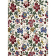 G P & J BAKER BP10464.4.0 PERSIAN POMEGRANATE RED/INDIGO/STONE Fabric - Eade's Wallpaper