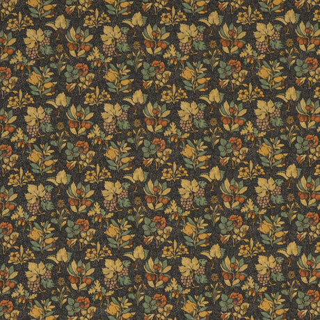 G P & J BAKER BP10619.1.0 MEADOW FRUIT INDIGO/MULTI Fabric - Eade's Wallpaper