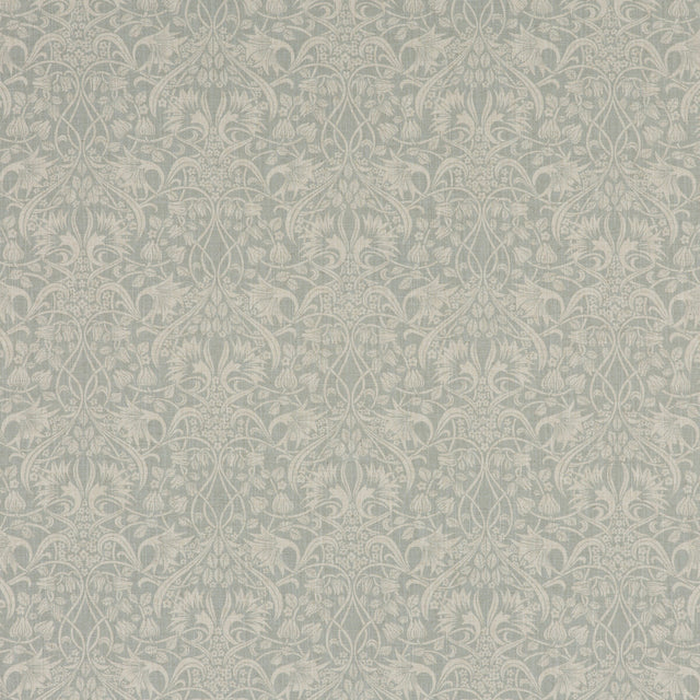 G P & J BAKER BP10620.2.0 FRITILLERIE AQUA Fabric - Eade's Wallpaper