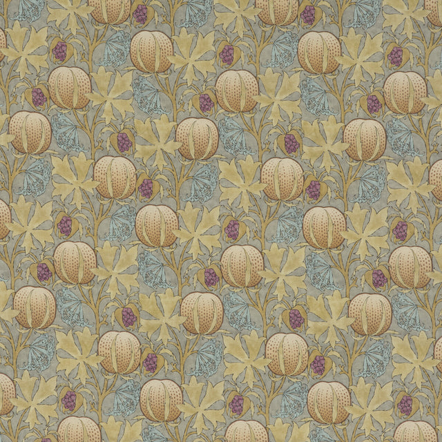 G P & J BAKER BP10621.3.0 PUMPKINS TEAL Fabric - Eade's Wallpaper
