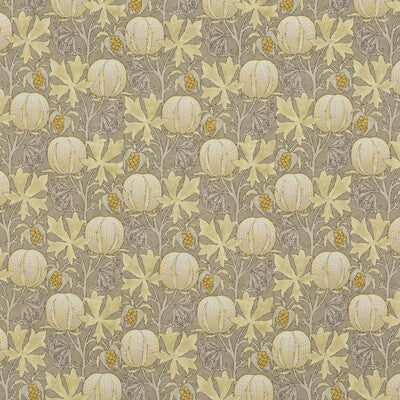 G P & J BAKER BP10621.4.0 PUMPKINS GREY/OCHRE Fabric - Eade's Wallpaper