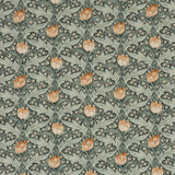 G P & J BAKER BP10622.3.0 TULIP & JASMINE TEAL Fabric - Eade's Wallpaper