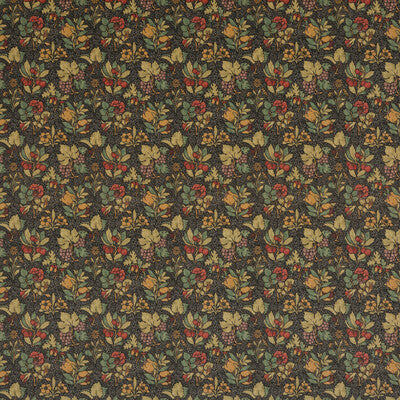 G P & J BAKER BP10624.1.0 MEADOW FRUIT VELVET CINDER/MULTI Fabric - Eade's Wallpaper