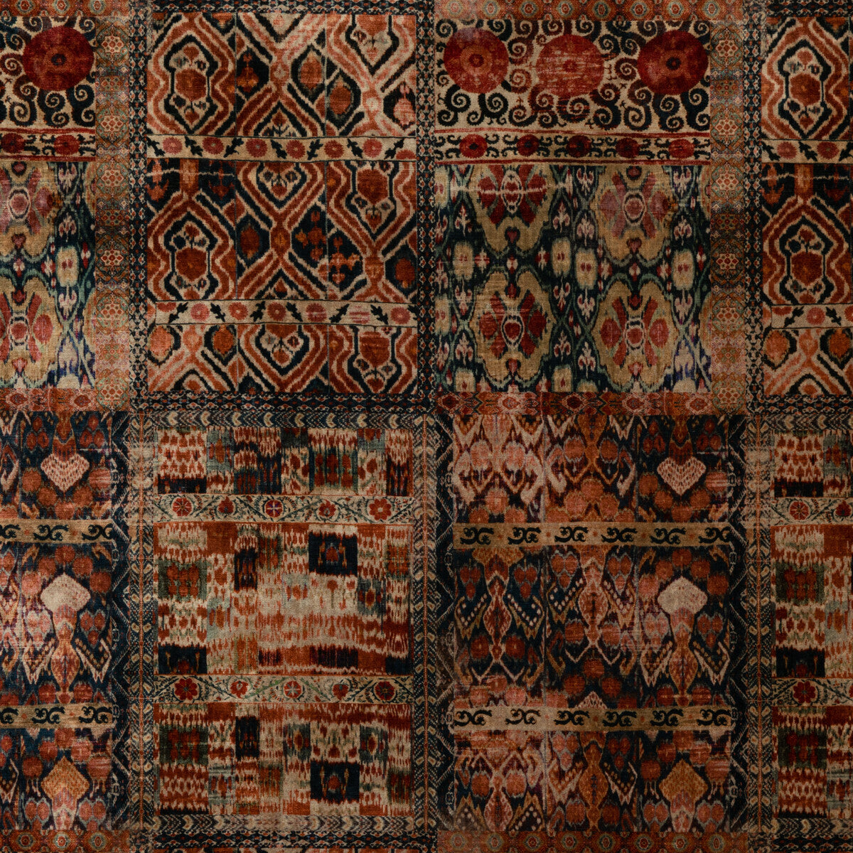 G P & J BAKER BP10628.7.0 RIO SIENNA Fabric - Eade's Wallpaper