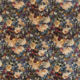 G P & J BAKER BP10642.2.0 ROYAL GARDEN VELVET SAPPHIRE Fabric - Eade's Wallpaper