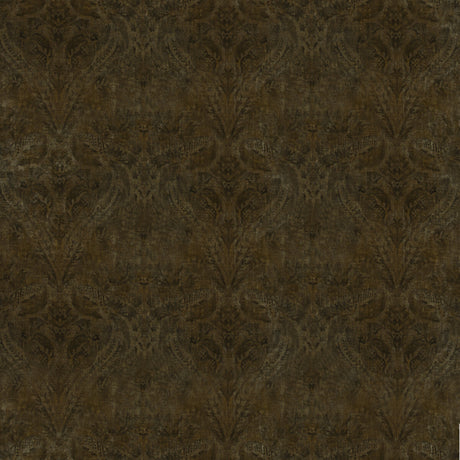 G P & J BAKER BP10646.1.0 ROYAL DAMASK VELVET BRONZE Fabric - Eade's Wallpaper