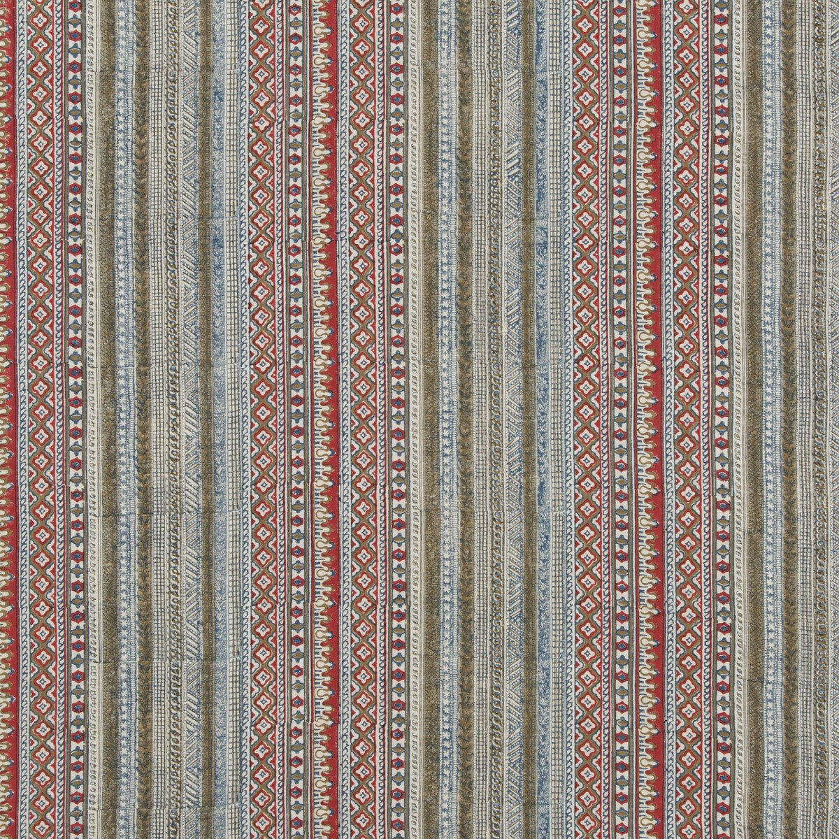 G P & J BAKER BP10703.1.0 KAPISI INDIGO Fabric - Eade's Wallpaper