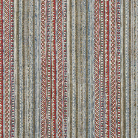 G P & J BAKER BP10703.1.0 KAPISI INDIGO Fabric - Eade's Wallpaper