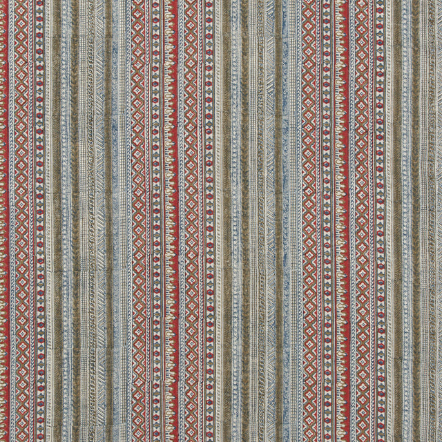 G P & J BAKER BP10703.1.0 KAPISI INDIGO Fabric - Eade's Wallpaper