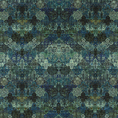 G P & J BAKER BP10709.1.0 SAMPUL PEACOCK Fabric - Eade's Wallpaper