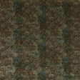 G P & J BAKER BP10711.2.0 PERSIAN GARDEN VELVET TEAL/SPICE Fabric - Eade's Wallpaper
