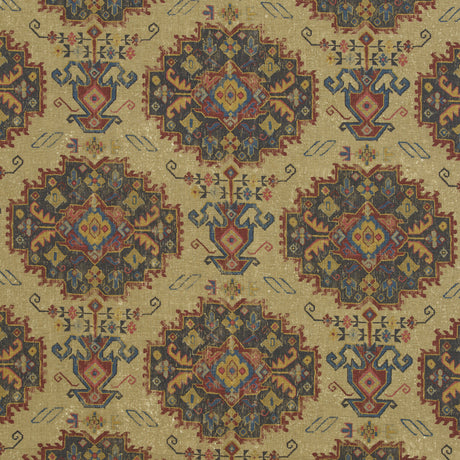 G P & J BAKER BP10718.1.0 SAMARKAND SPICE Fabric - Eade's Wallpaper