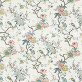 G P & J BAKER BP10771.5.0 ORIENTAL BIRD SIGNATURE TEAL Fabric - Eade's Wallpaper