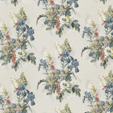 G P & J BAKER BP10774.2.0 BIRD & IRIS INDIGO Fabric - Eade's Wallpaper