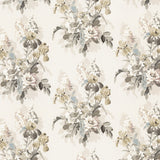 G P & J BAKER BP10774.3.0 BIRD & IRIS IVORY/MOLE Fabric - Eade's Wallpaper