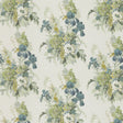 G P & J BAKER BP10774.4.0 BIRD & IRIS SOFT TEAL Fabric - Eade's Wallpaper