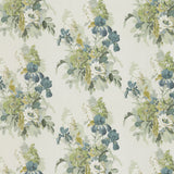 G P & J BAKER BP10774.4.0 BIRD & IRIS SOFT TEAL Fabric - Eade's Wallpaper