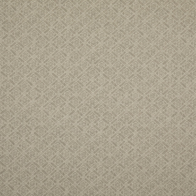 G P & J BAKER BP10775.1.0 MORETON TRELLIS STONE Fabric - Eade's Wallpaper