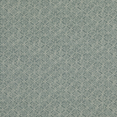 G P & J BAKER BP10775.3.0 MORETON TRELLIS TEAL Fabric - Eade's Wallpaper