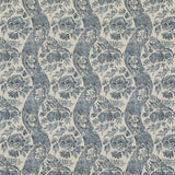 G P & J BAKER BP10776.2.0 CALDBECK INDIGO/LINEN Fabric - Eade's Wallpaper