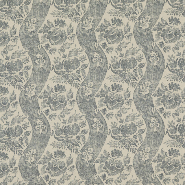 G P & J BAKER BP10776.3.0 CALDBECK SOFT BLUE Fabric - Eade's Wallpaper